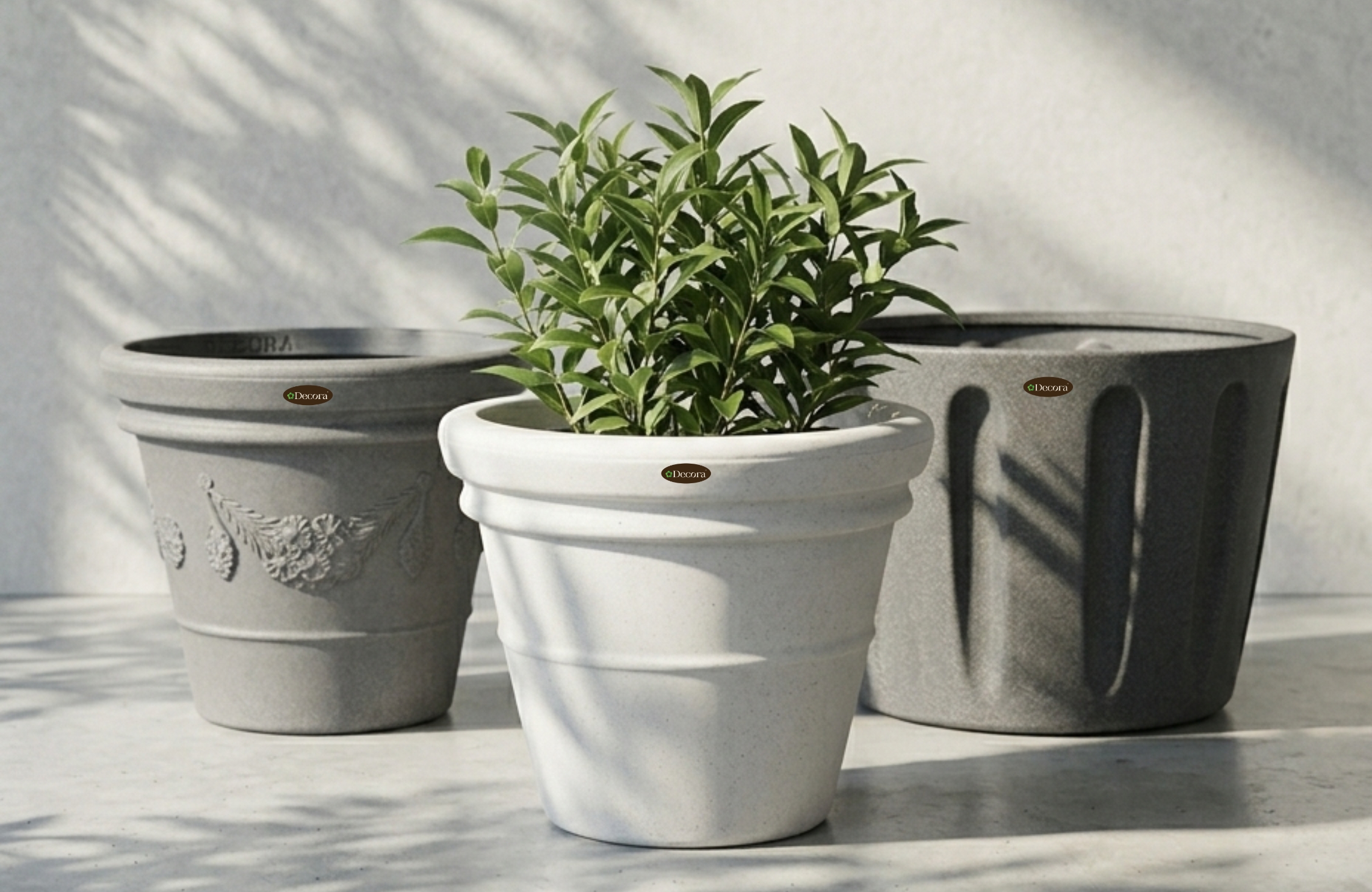 Decora Pots Glossy and Matt