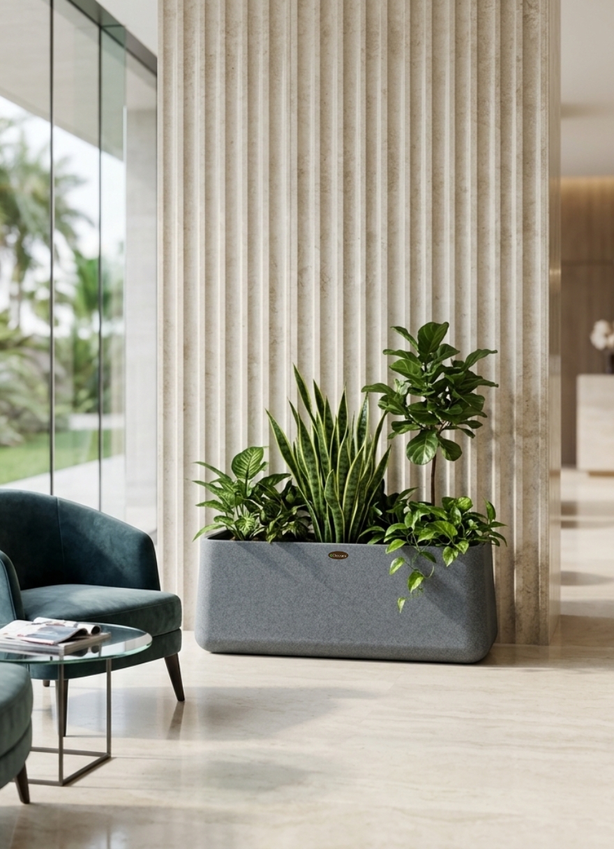 Polymer Pots for Commercial Spaces