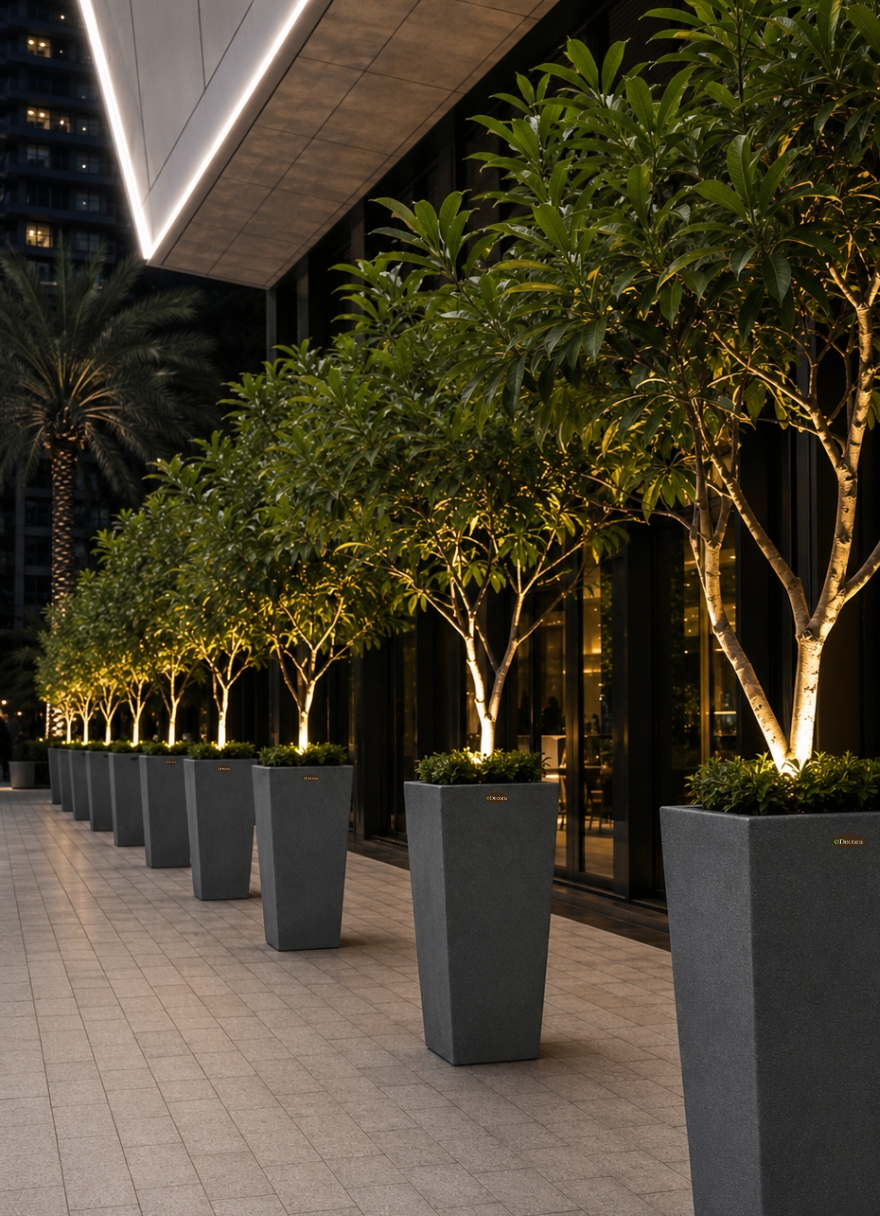 Polymer Pots for Commercial Projects